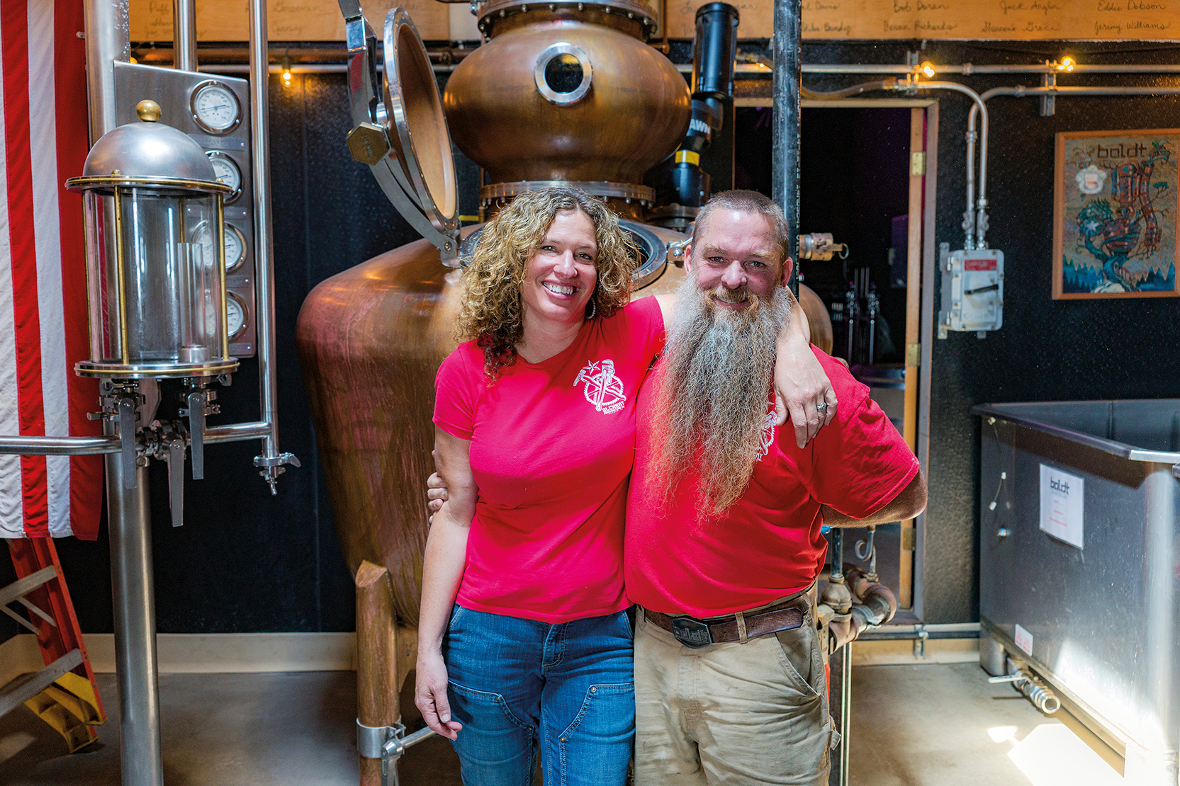Amy and Steve Bohner of Alchemy Distillery
