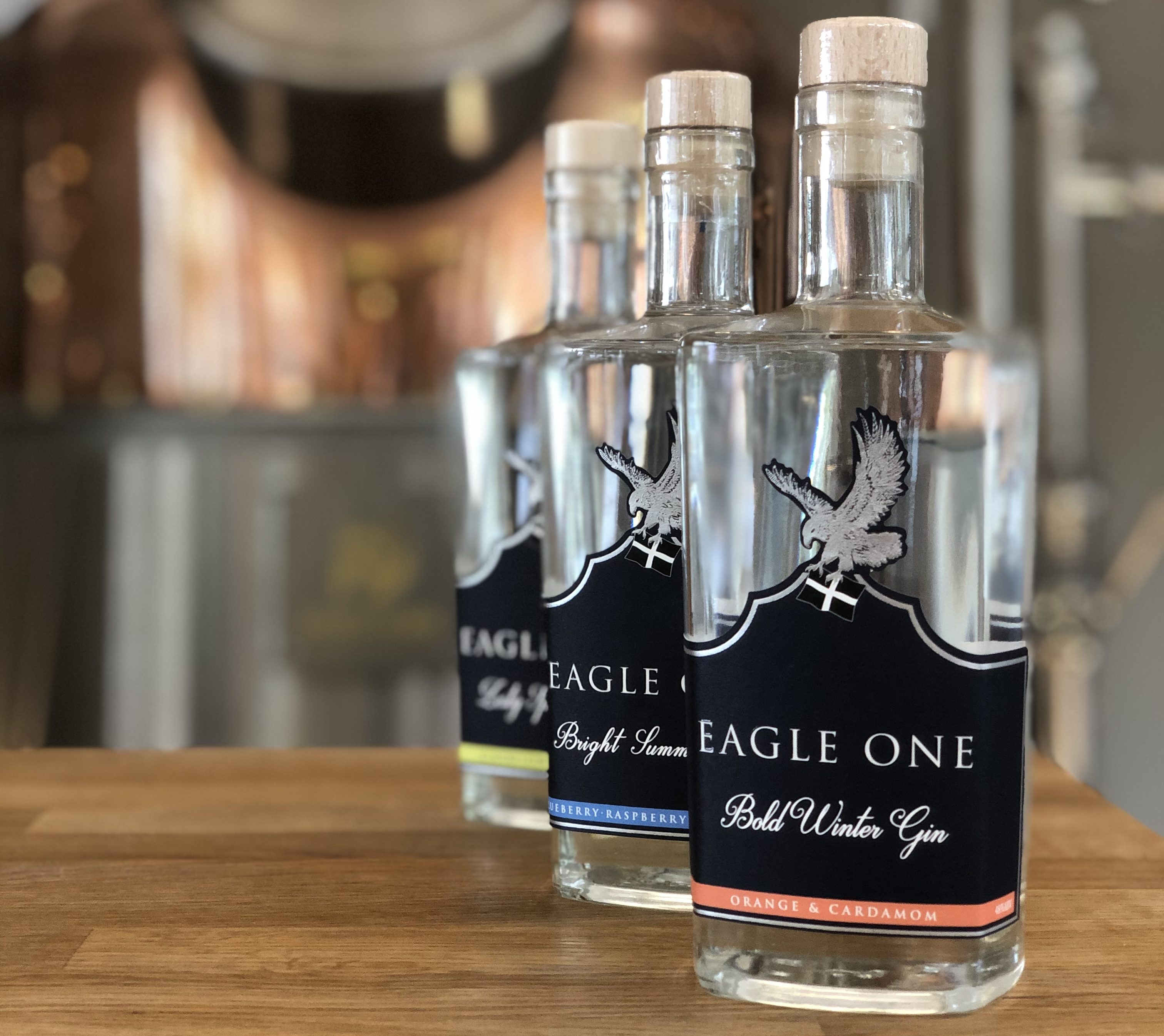 Eagle One gins from Cornwall