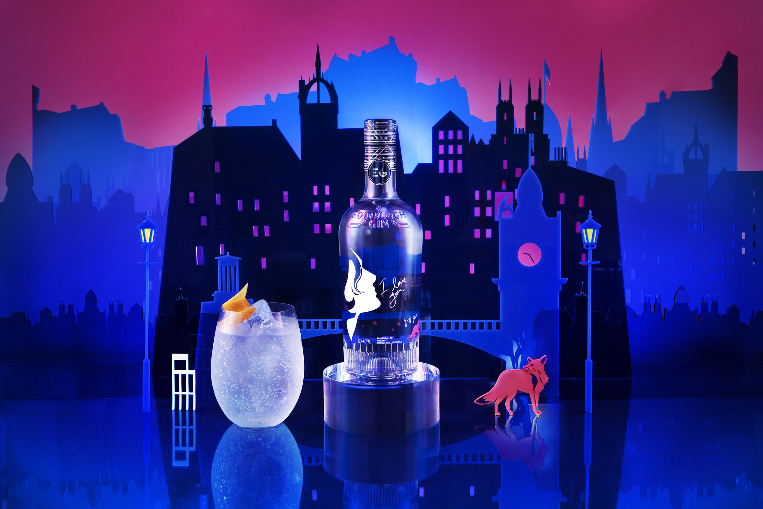 Edinburgh Gin Phoebe Waller-Bridge special-edition bottle